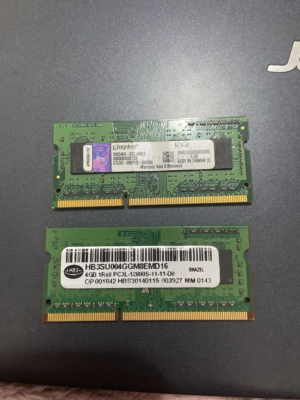 Memória Notebook DDR 3