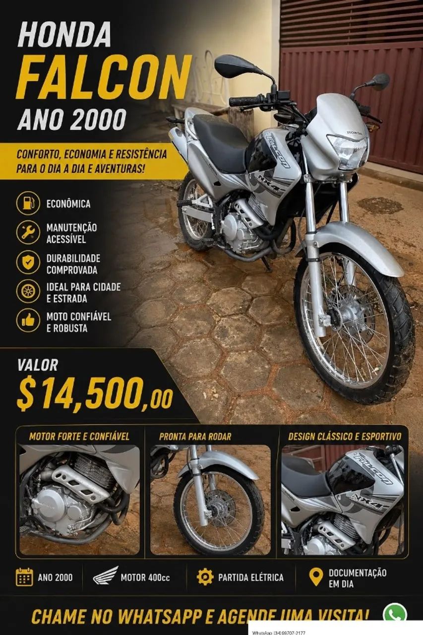 Vendo Falcon moto e zera