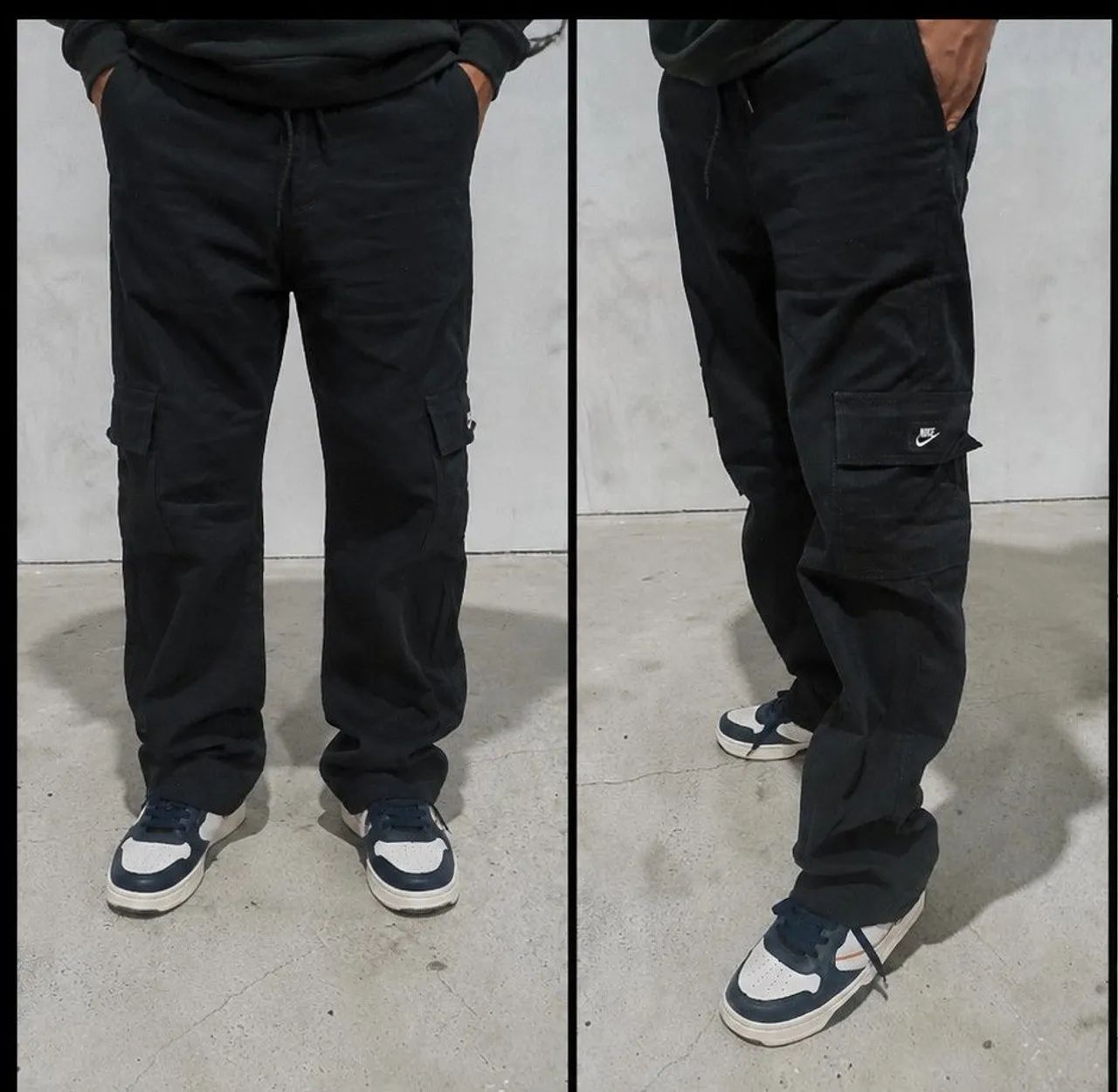 Calça Cargo da Nike Preto 