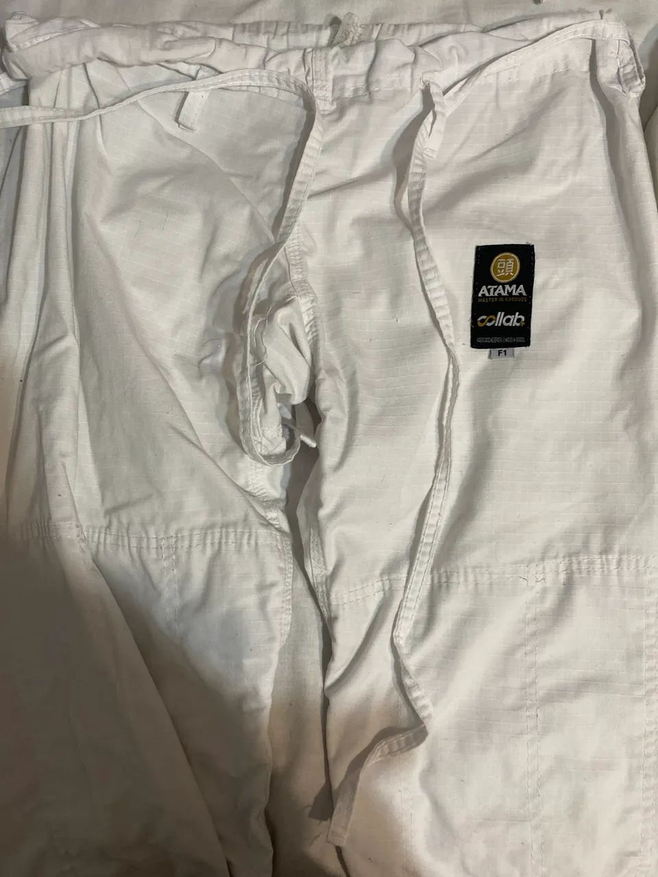 Kimono jiujitsu ATAMA branco - Foto 4