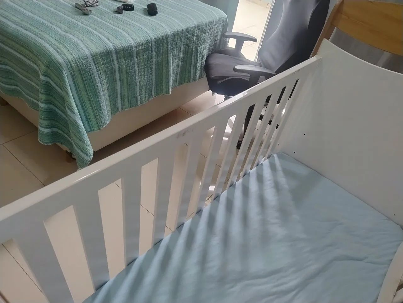Vendo berço americano  pouco uso - Foto 4