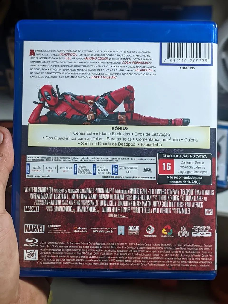 Blu Ray Deadpool + Deadpool e Wolverine 65579480118401125