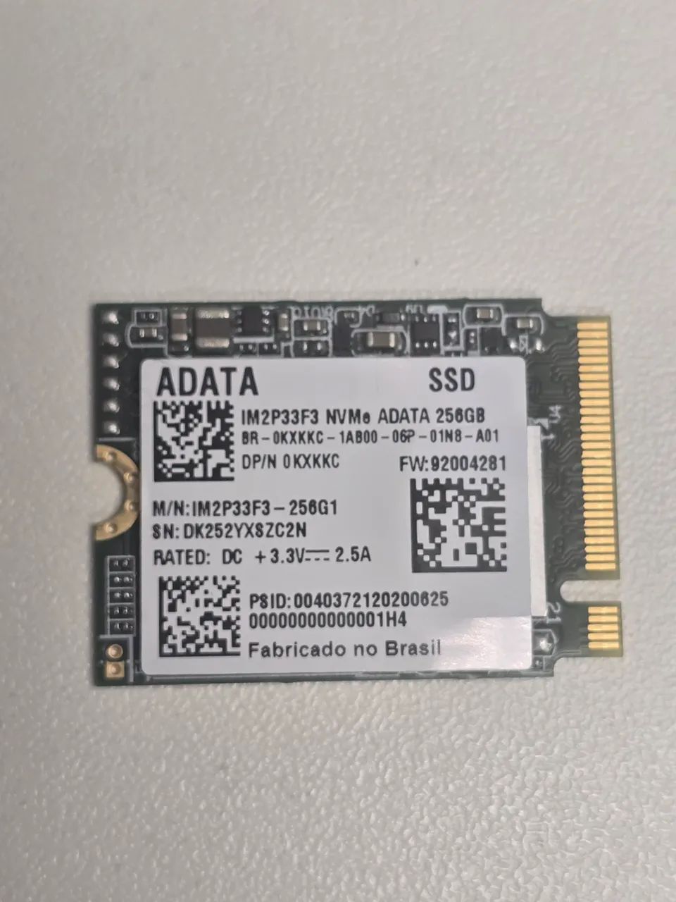 SSD NVME M2 256GB