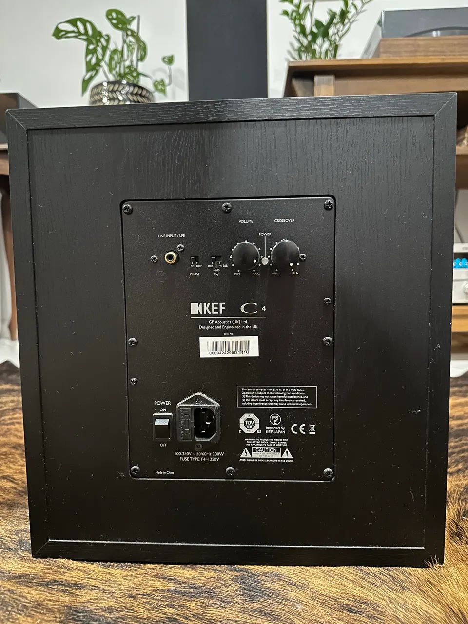 Subwoofer KEF C4 200W - Ativo - Foto 2