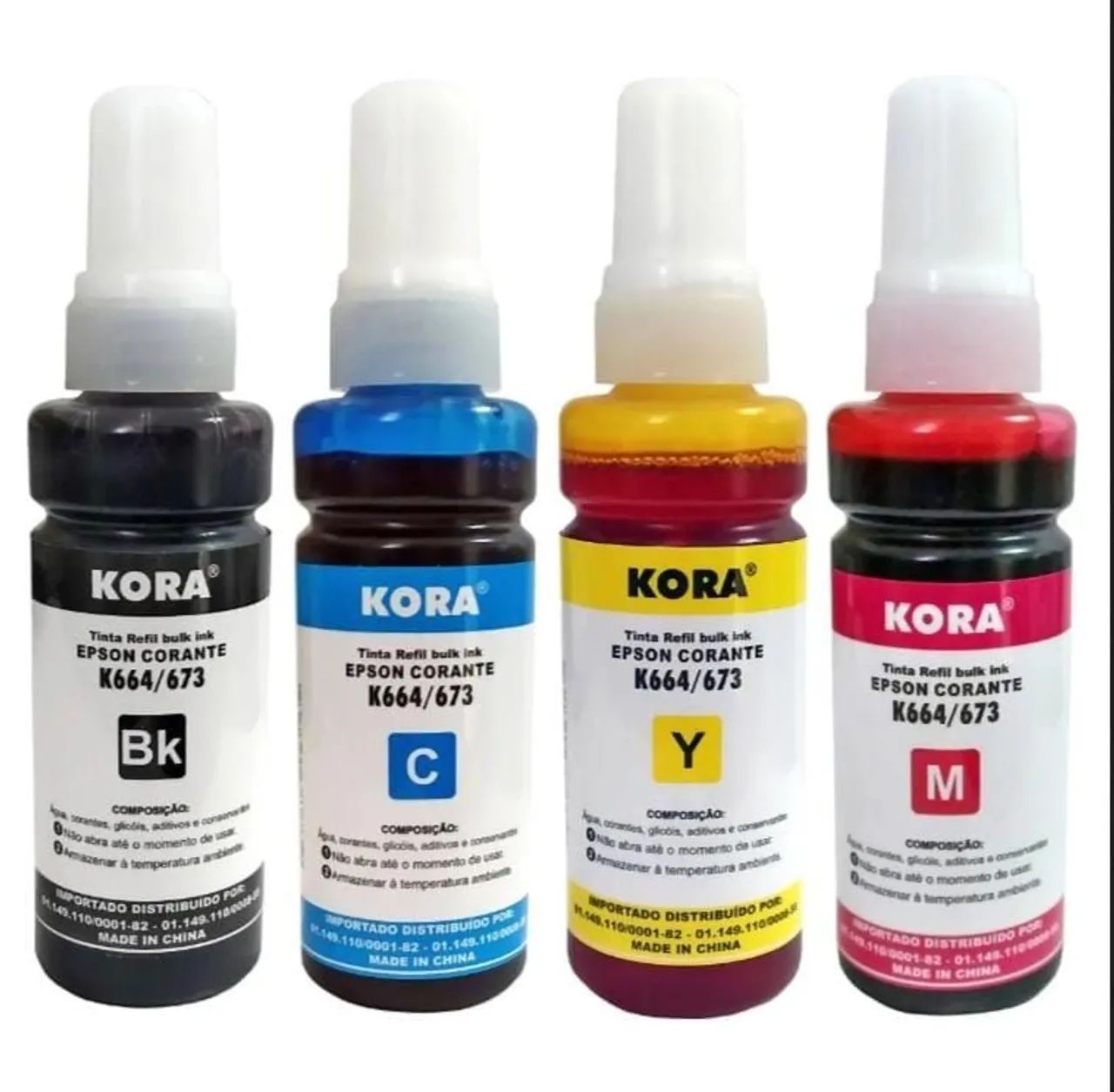 TINTA KORA COMPATÍVEL EPSON 100ml 664/672/673/674