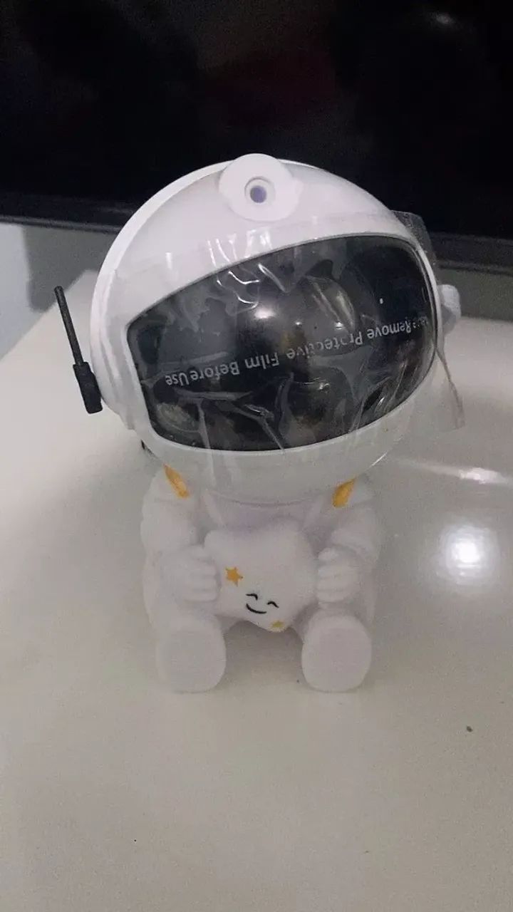 MINI PROJETOR ASTRONALTA LUZ ESTELAR COM CONTROLE REMOTO