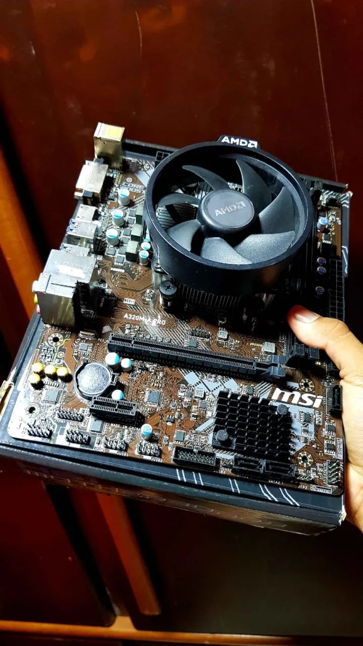 Placa Mãe MSI A320M-A Pro AM4 100% - Foto 3