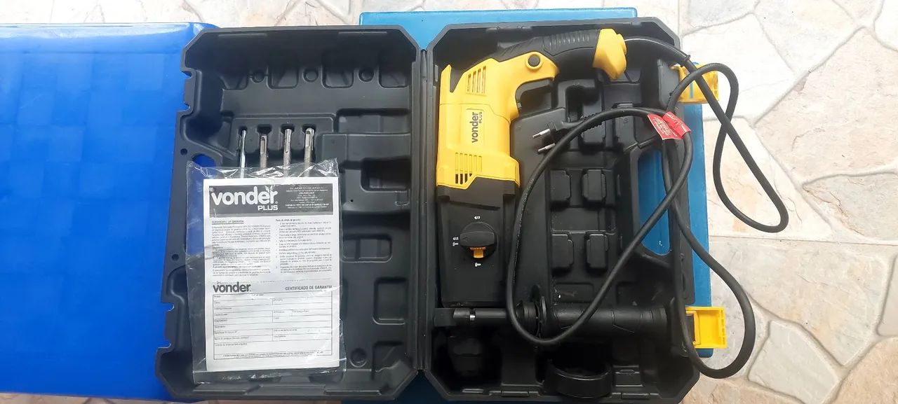 Martelete perfurador rompedor vonder plus 800w - Foto 4