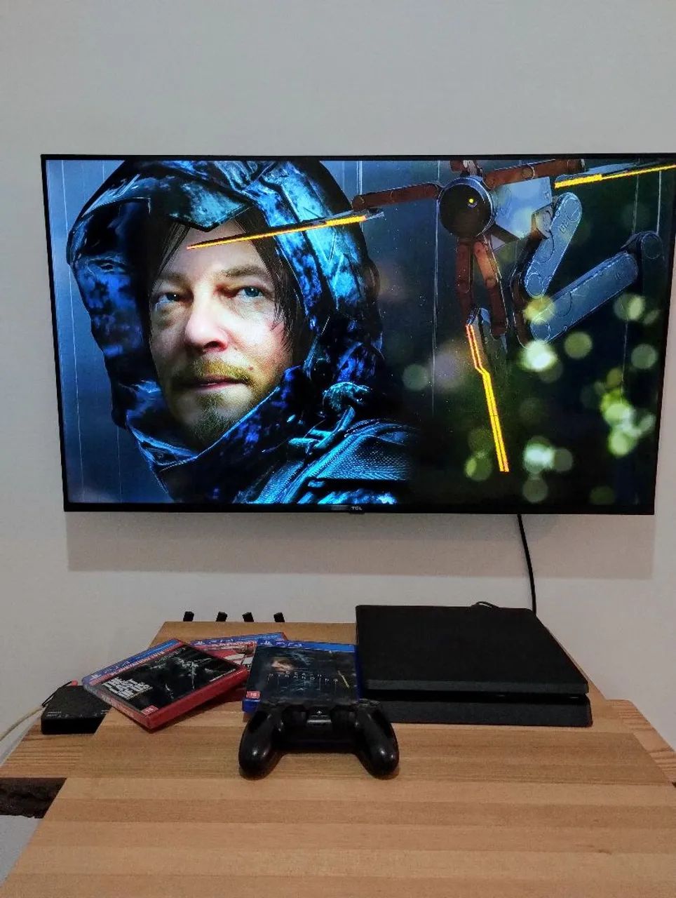 Playstation 4 slim 1TB MEGA PACK COMPLETO com 3 jogos e lacre original  - Foto 2