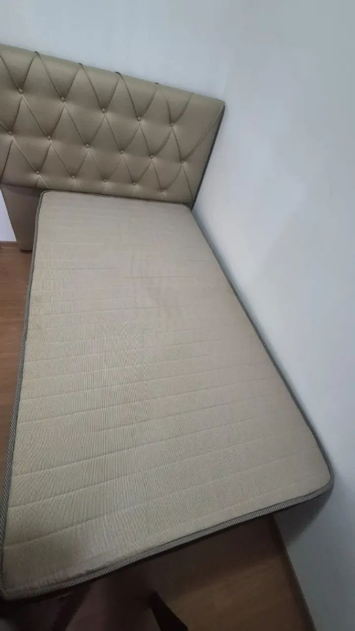 Cama Box + Colchão pro saude superpocket ortobom - Foto 2