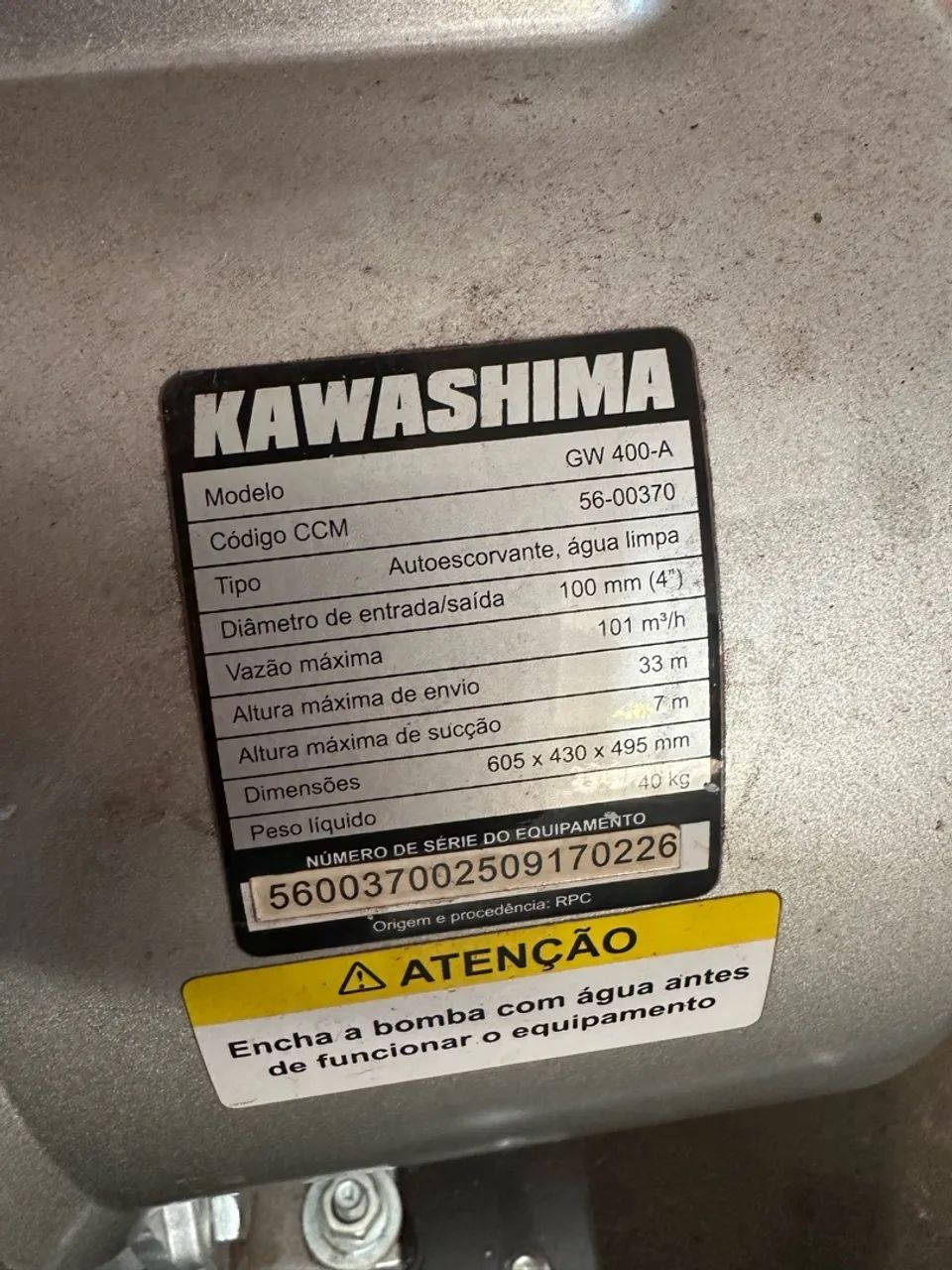 Bomba Kawashima GW400 A - Foto 5