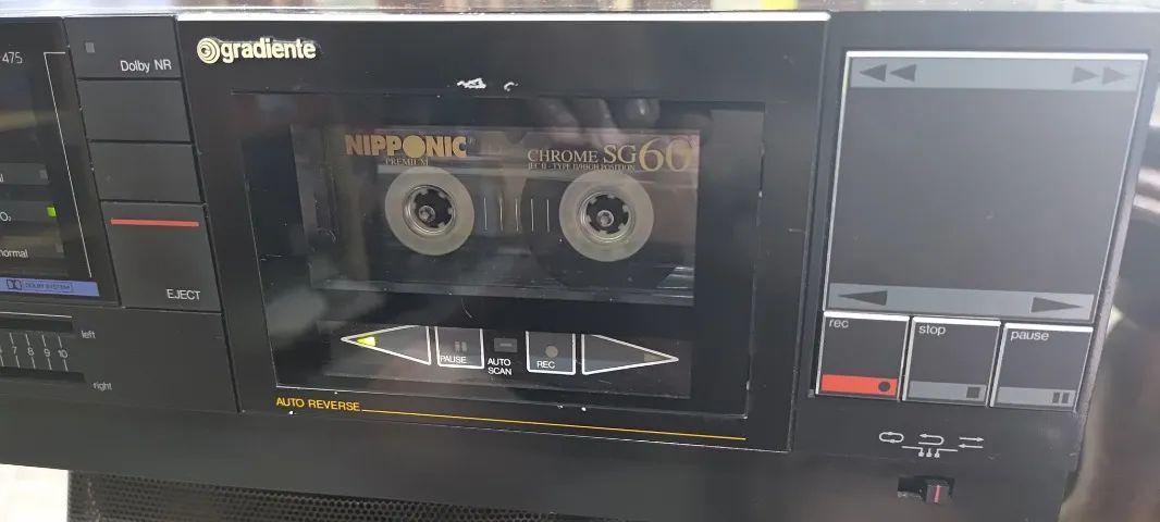 Tape Deck Vintage Gradiente D475 Funcionando - Foto 4