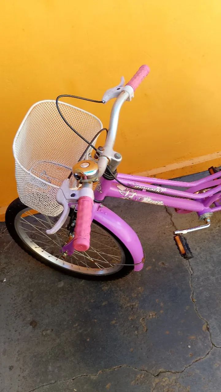 Bicicleta Monark Brisa Aro 20 Lilás Feminina  - Foto 2