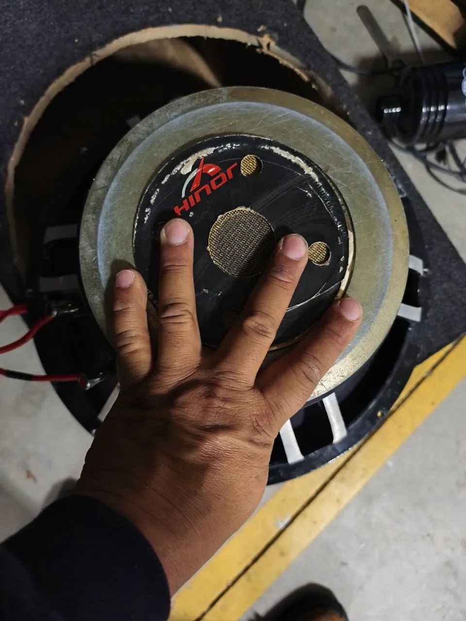 Woofer Inor batastka 15 polegadas 1300 RMS 1ohns troco por bateria slim pra som 