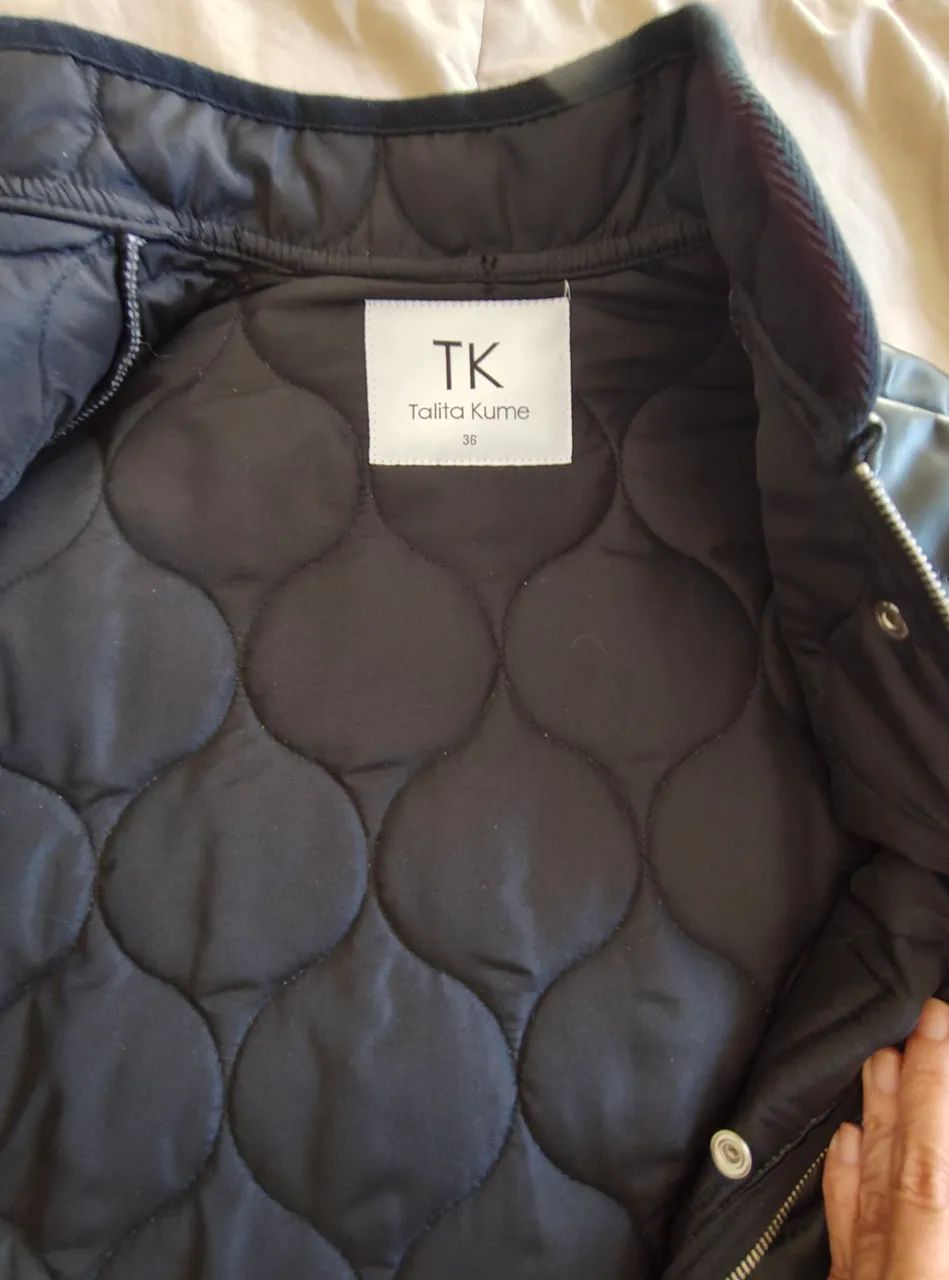 Casaco matelasse like leather PU  - Foto 5