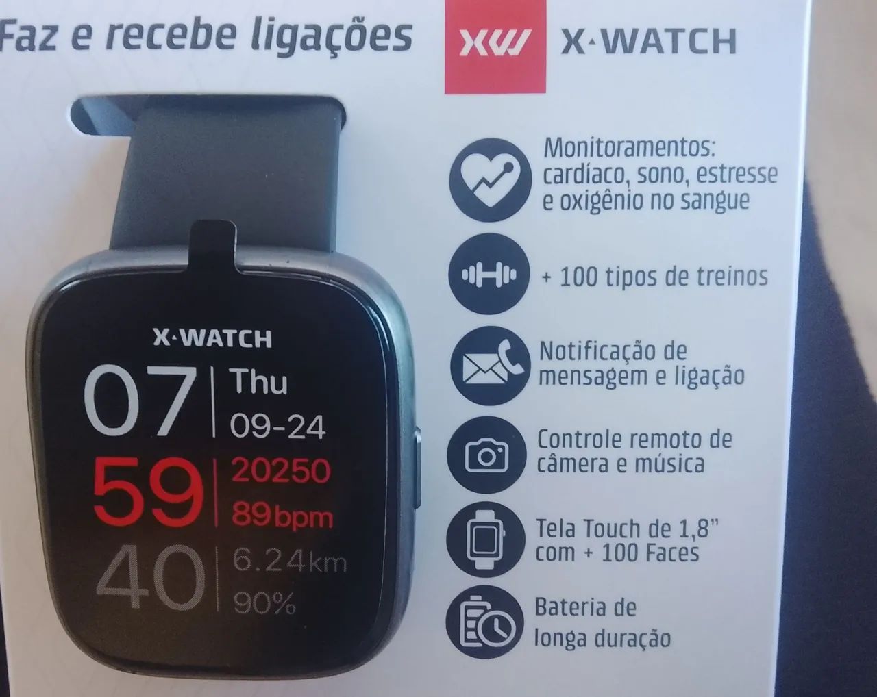 Relógio X-Watch pouco usado 