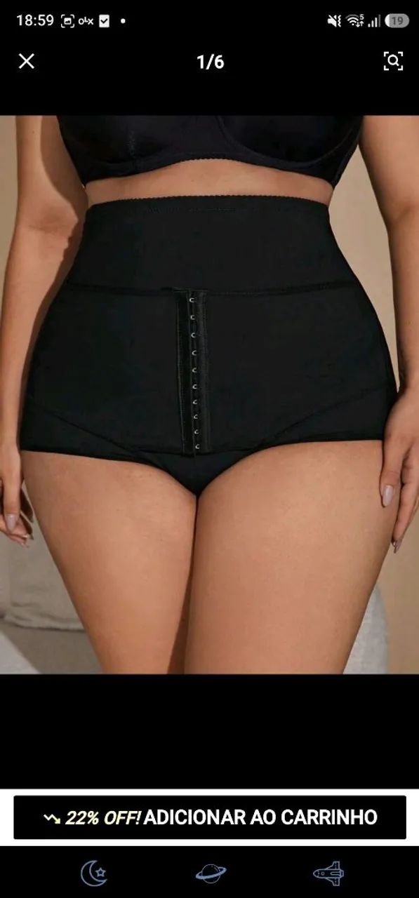 Calcinha modeladora Shein