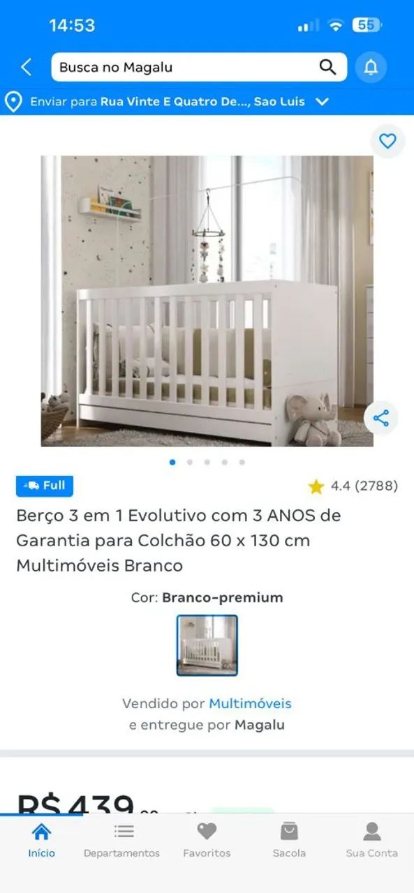 Berço de criança 