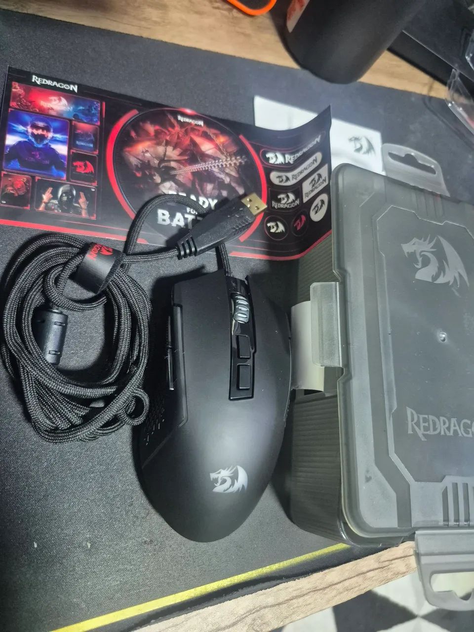 Mouse Red Dragon Trident novo