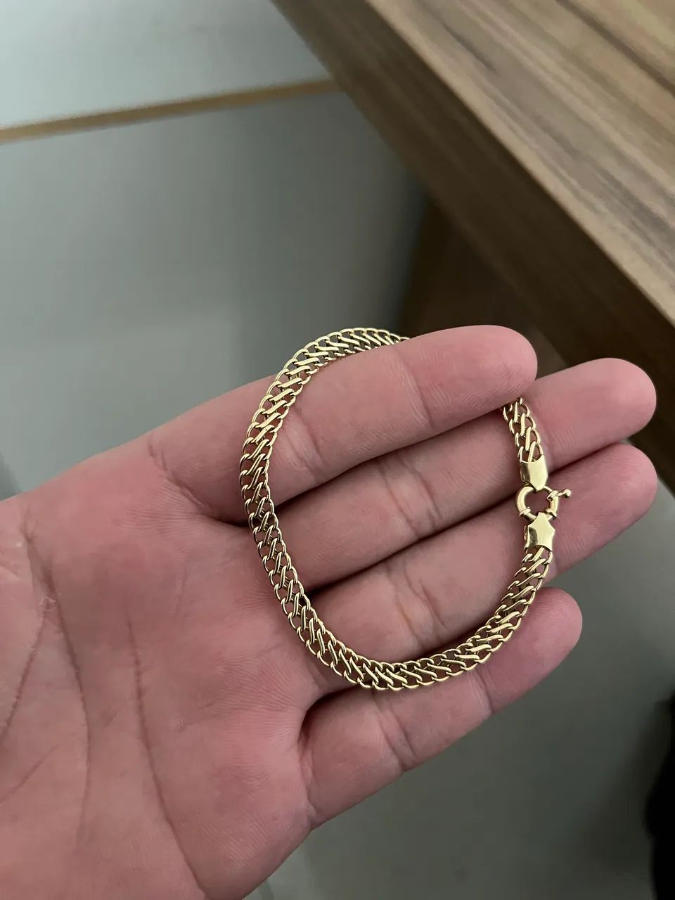 Pulseira lacraia Ouro 18k  - Foto 3