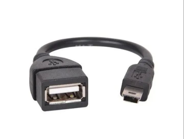 Adaptador Cabo Otg Mini Usb V3 x Usb 