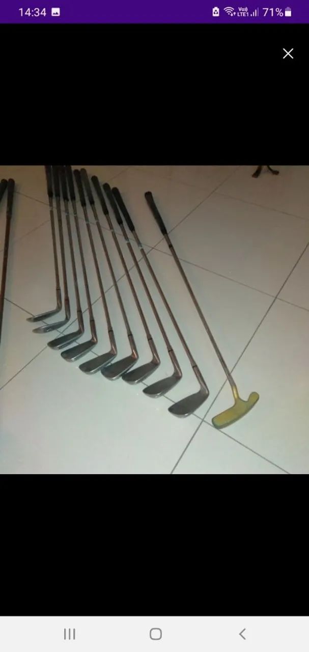 Conjunto de tacos de golfe feminino. - Foto 2
