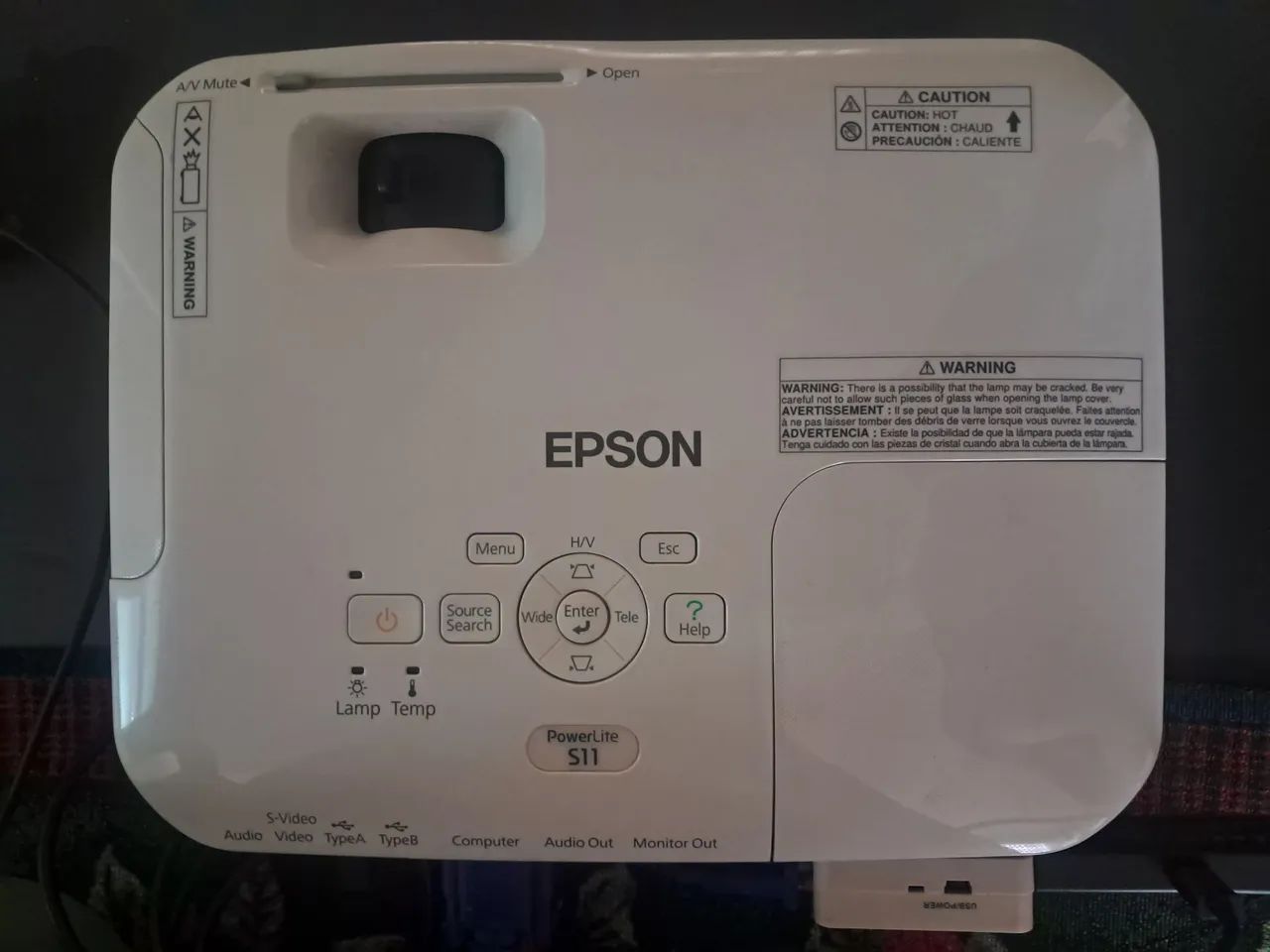 PROJETOR EPSON POWERLITE S11