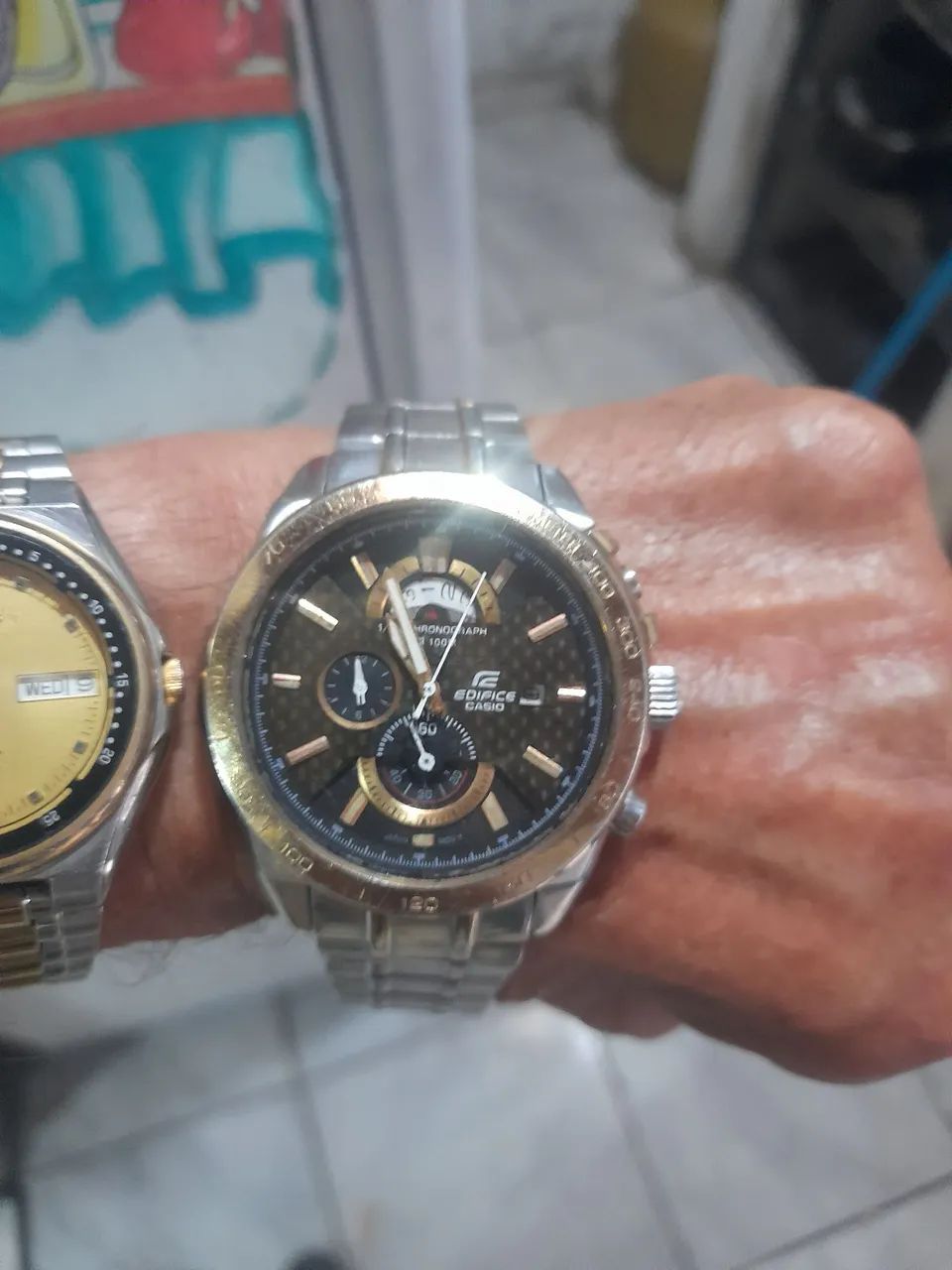 Vendo um relógio casio cronógrafo funcionando perfeitamente  - Foto 4