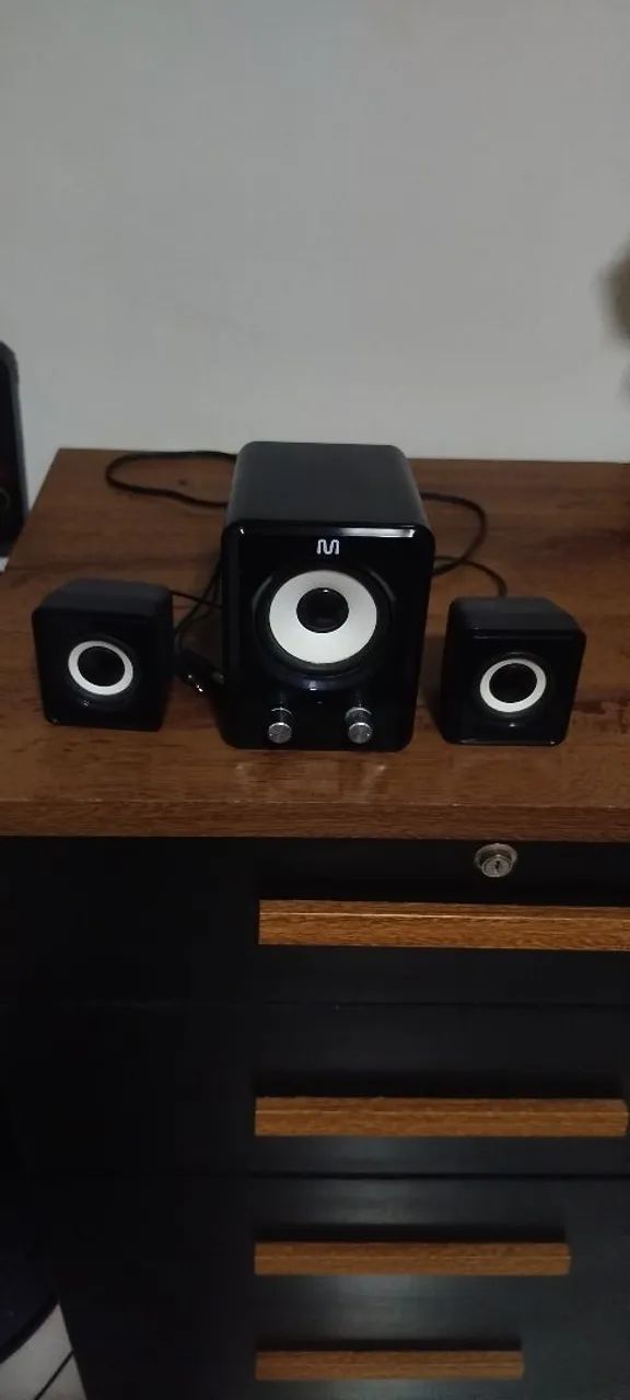Caixa De Som 2 1 Multilaser Sp172 14w Rms Usb Original