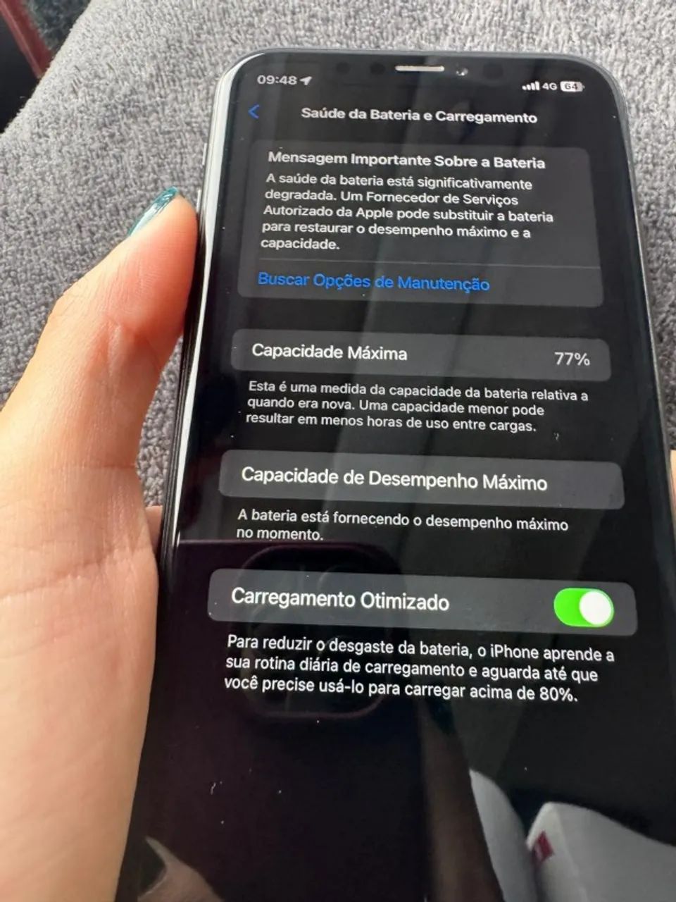 iphone XR preto 64gb - todo original - Foto 5