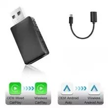 Adaptador Wireless Carplay e Android Auto IOS e Android - Foto 5