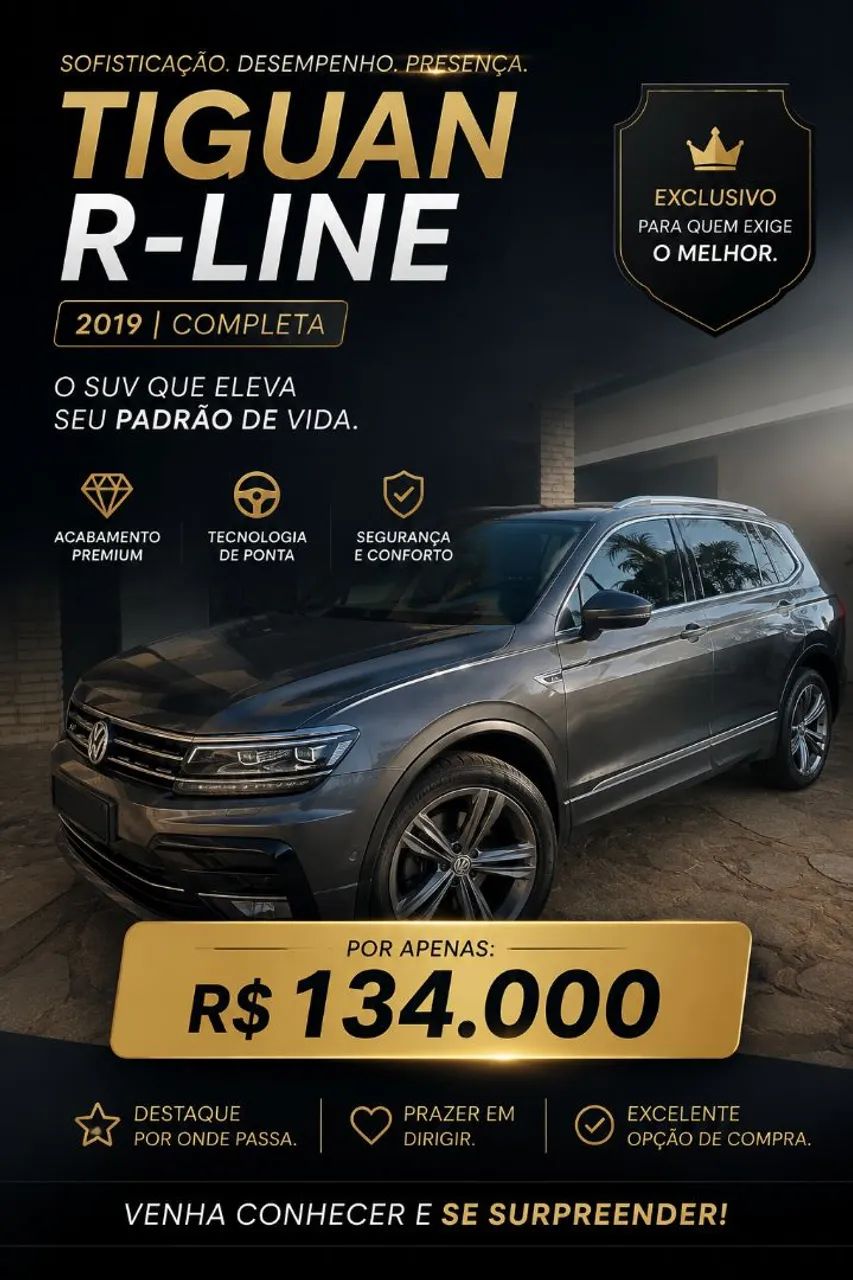Volkswagen Tiguan TIGUAN Allspac R-Line 350 TSI 2.0 4x4 2019