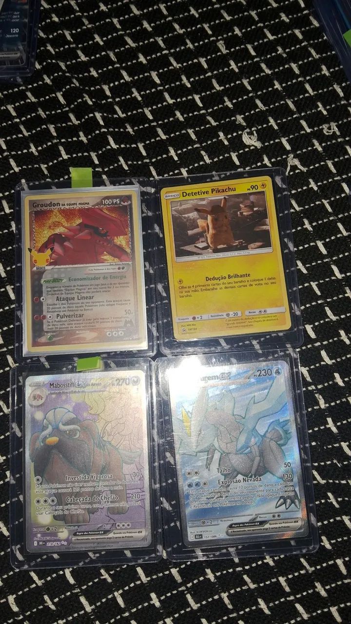 Cartas ultra rara pokemon