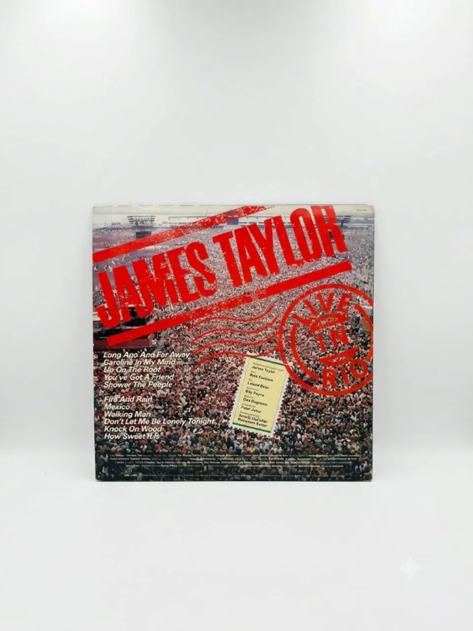 Lp - James Taylor - Live In Rio - 1986 - Disco vinil - Foto 2