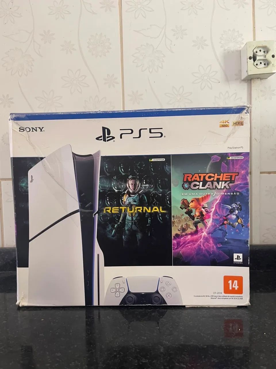 Ps5 Slim Com Leitor ( aceito cartão) - Foto 2
