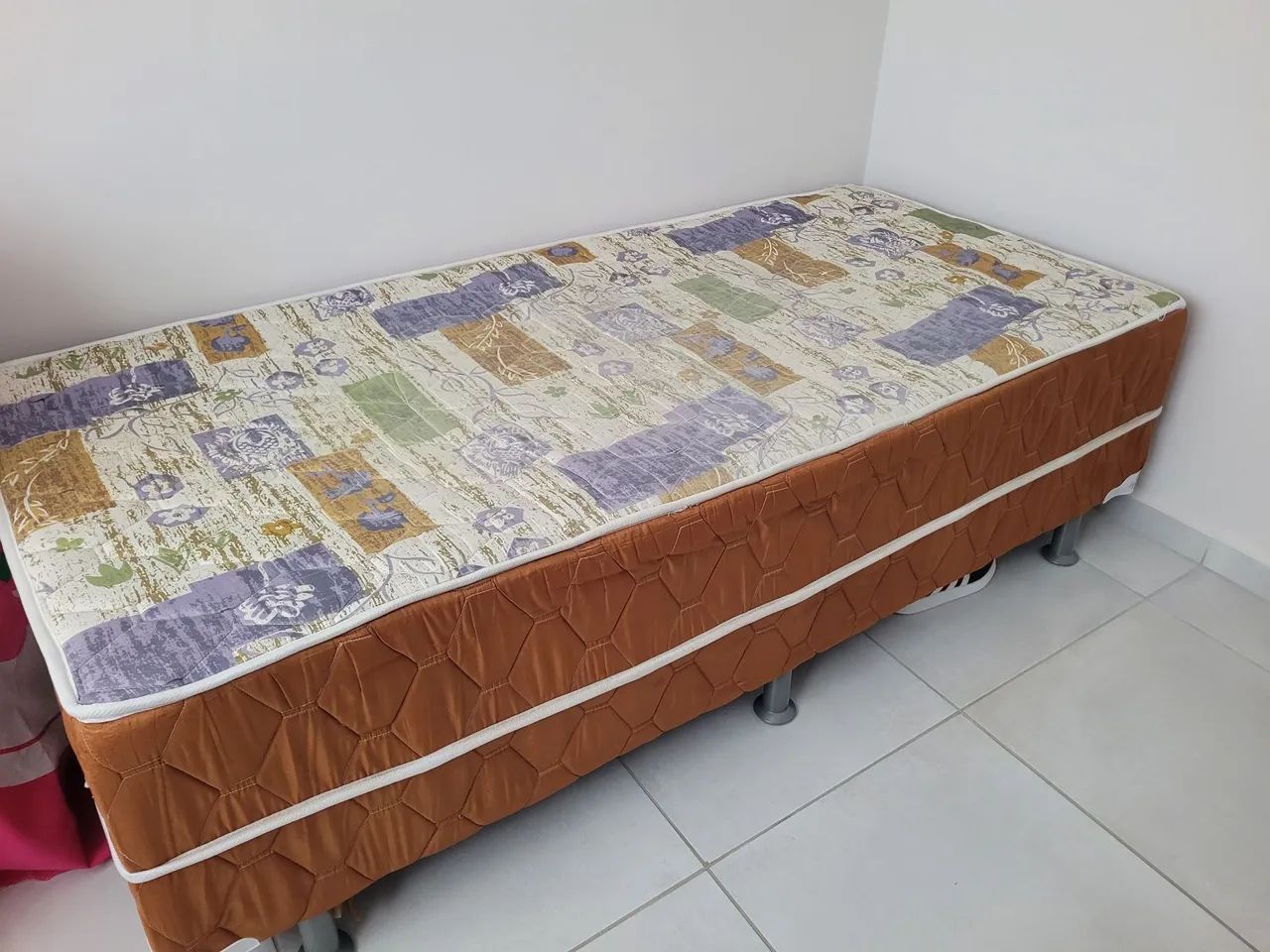Cama Box Solteiro Unibox ortopédico london