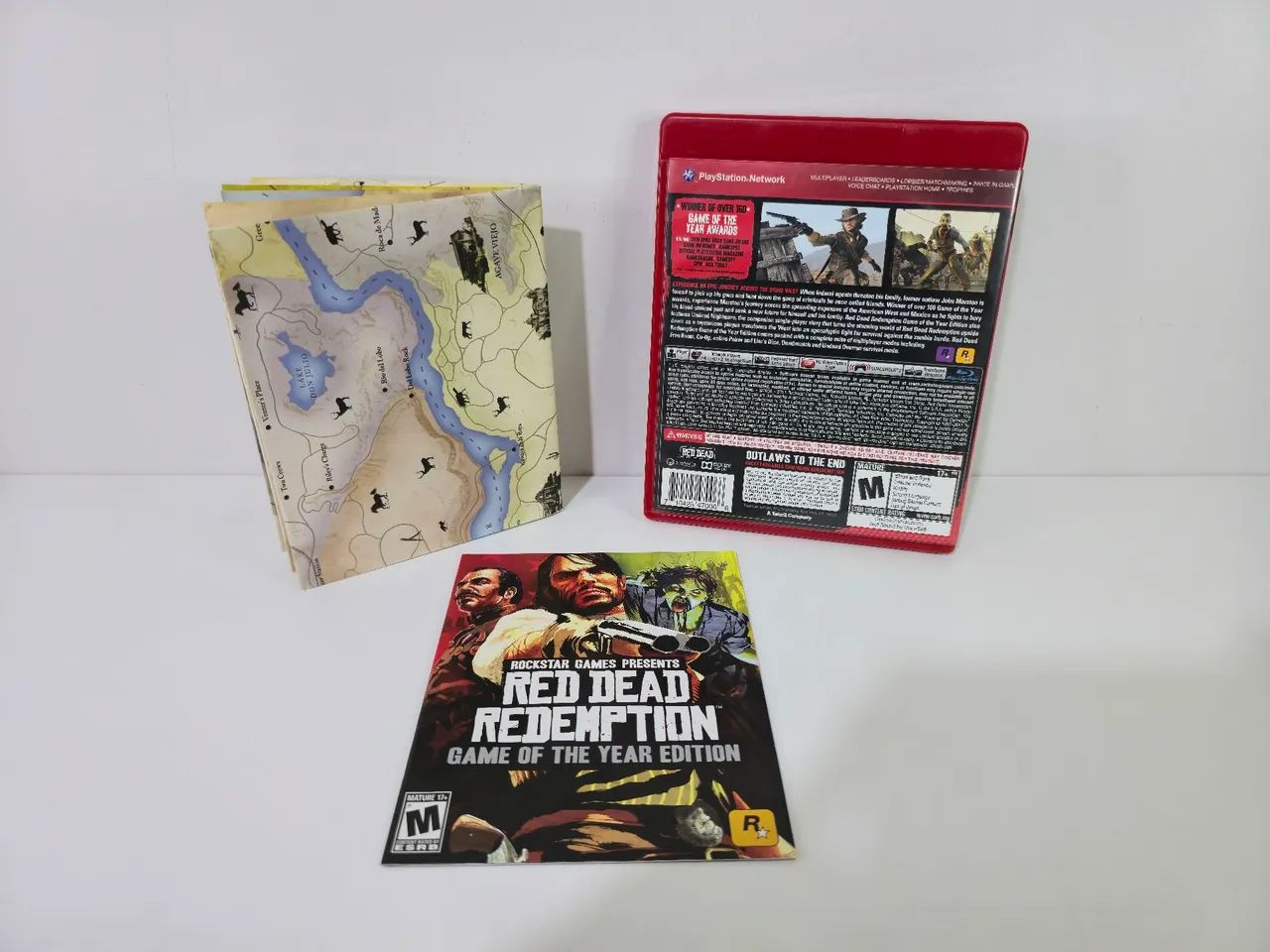 Jogo Red Dead Redemption Goty Edition com mapa Original PS3 !!! - Foto 2