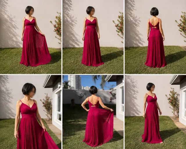 Vestido Marsala tam. 38