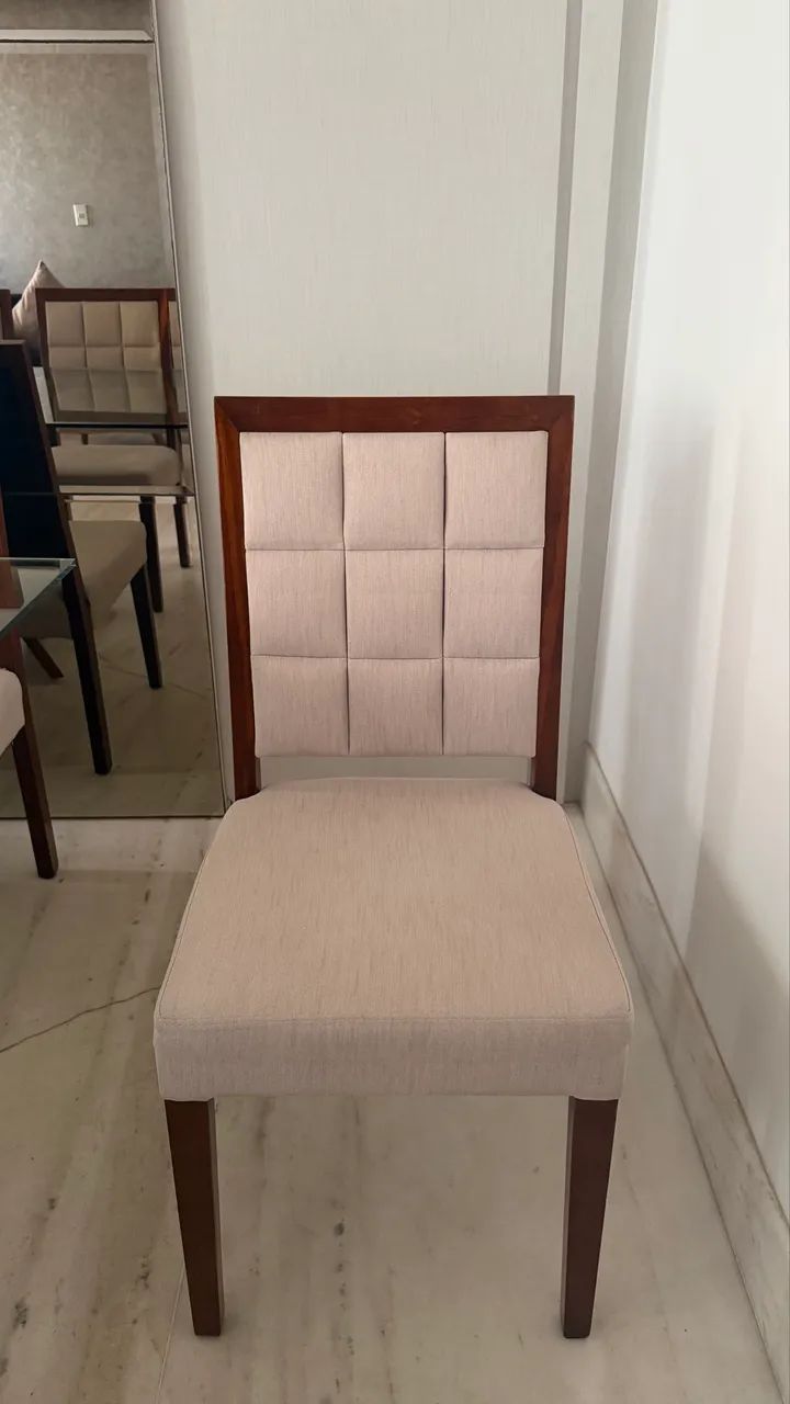 Mesa completa com 8 cadeiras Perfeitas Marca Líder Interiores - Foto 5