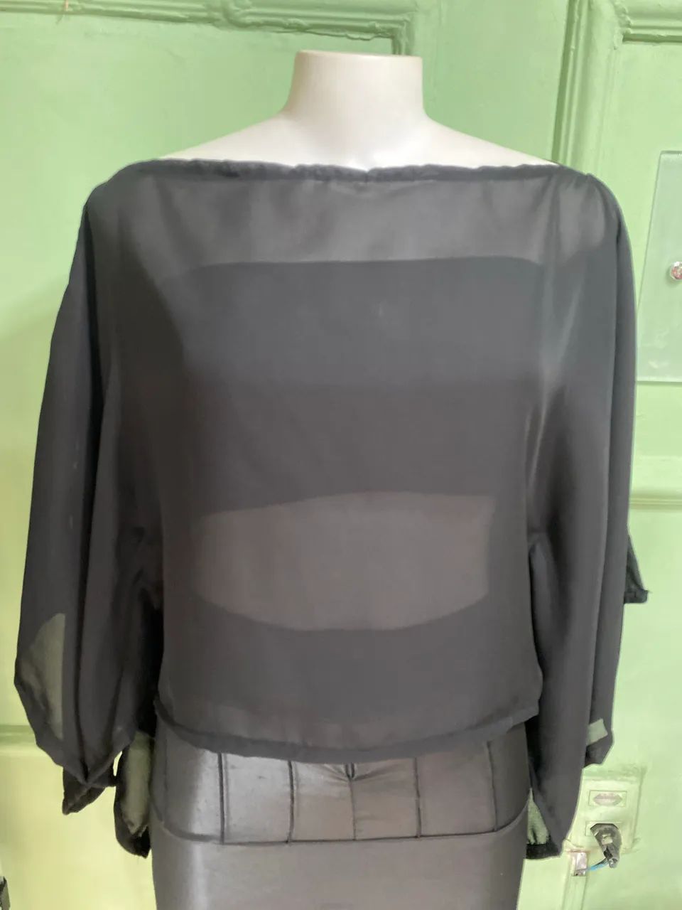 Blusa bata morcego seda