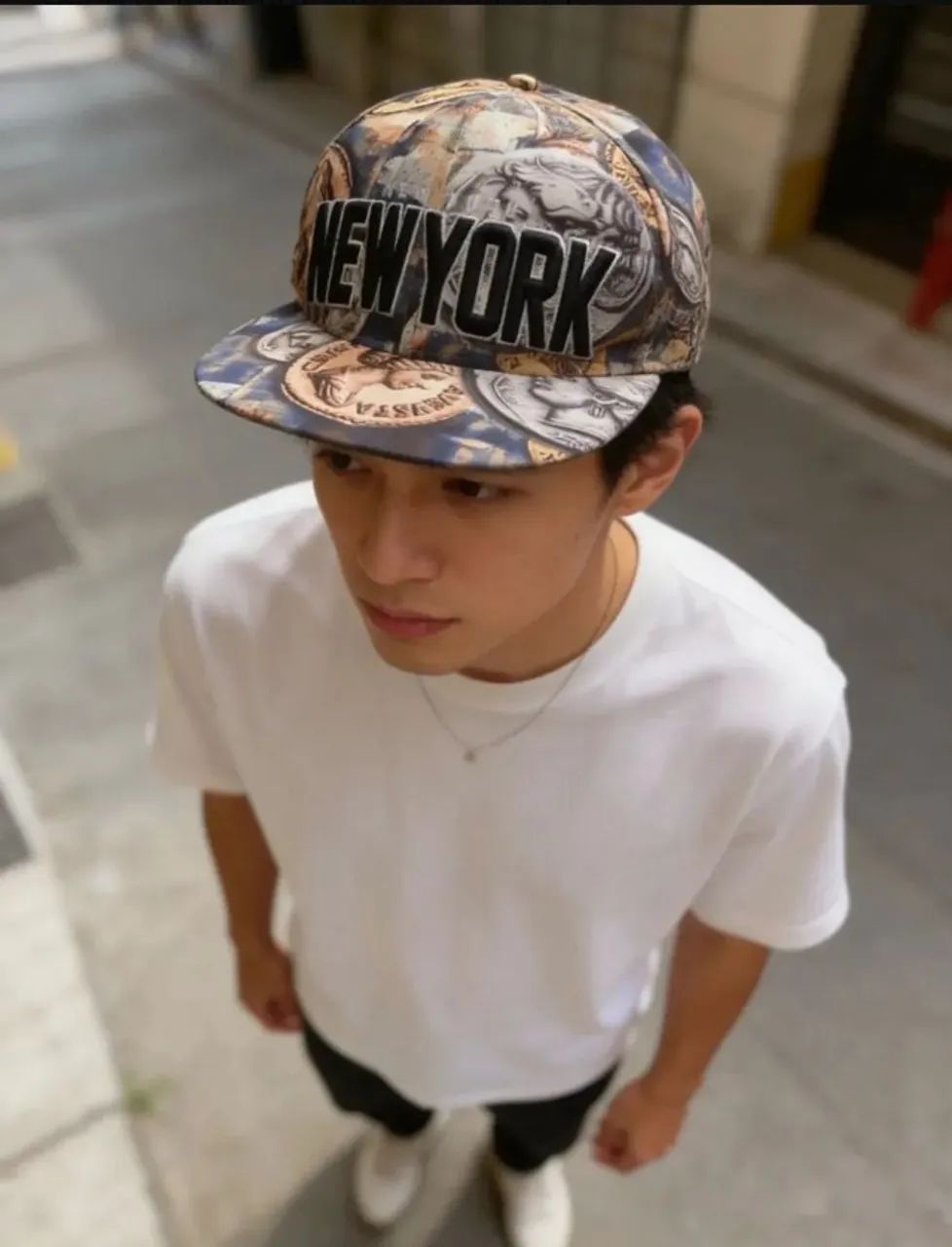 boné t&t new york snapback único - Foto 3