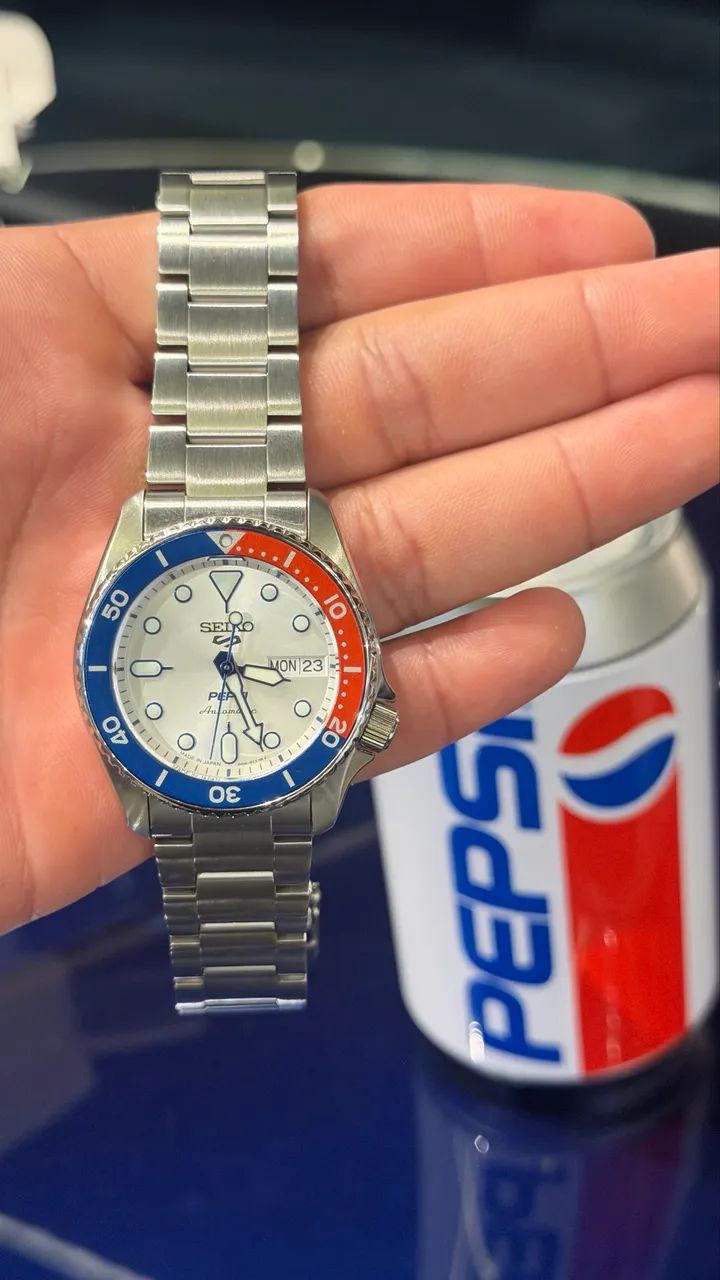 Relógio 5 Sport Pepsi automático 38mm - Foto 4