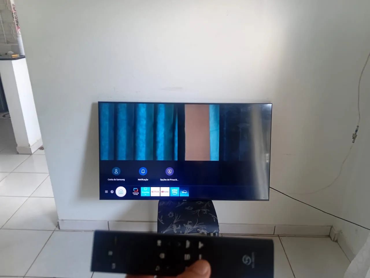Tv Samsung 55 polegadas smart tem 3 mil canais de filmes e todos aplicativos  - Foto 4