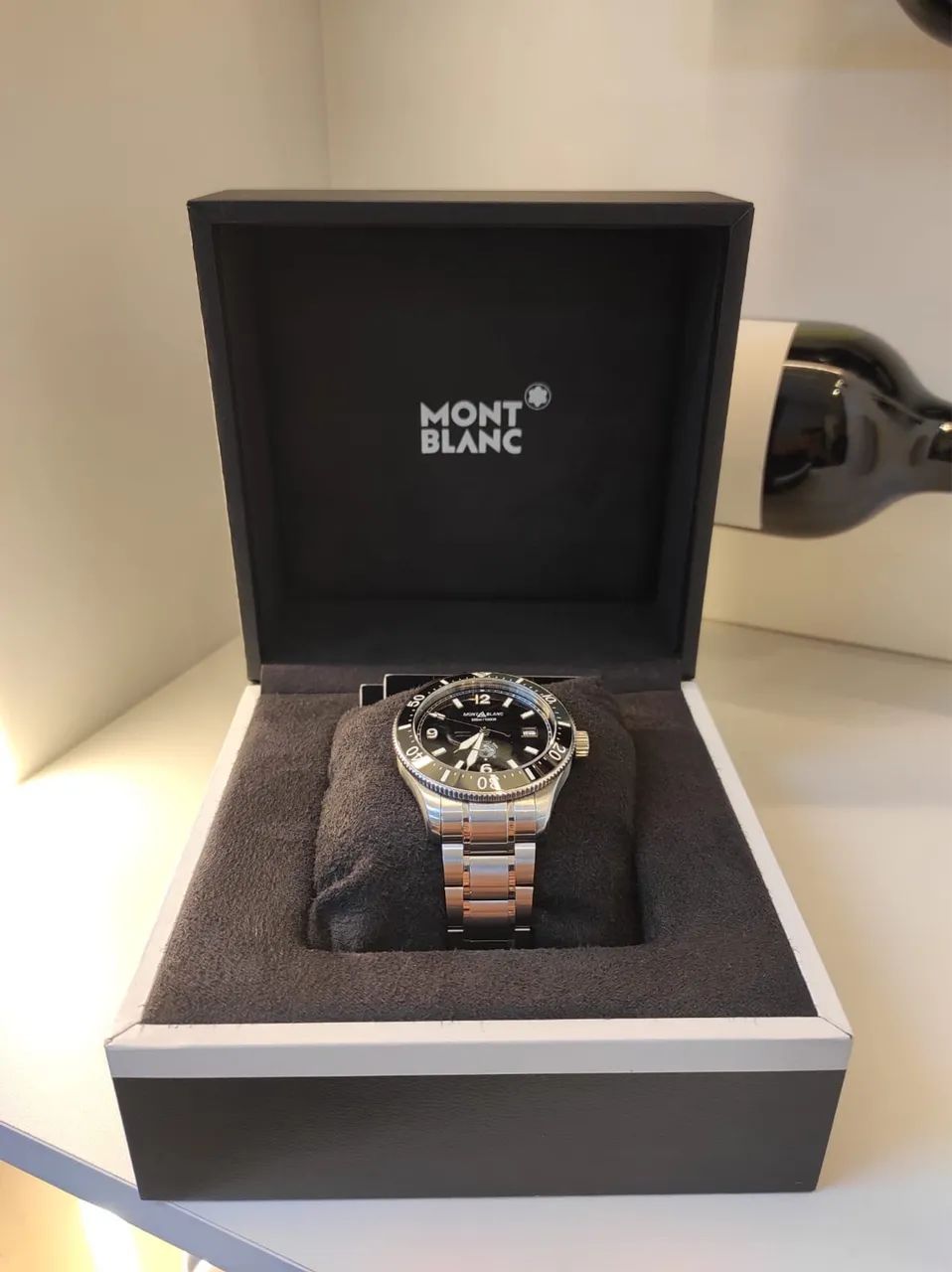 RELÓGIO MONTBLANC 1858 Iced Sea Automatic Date (MB129371) - Foto 3