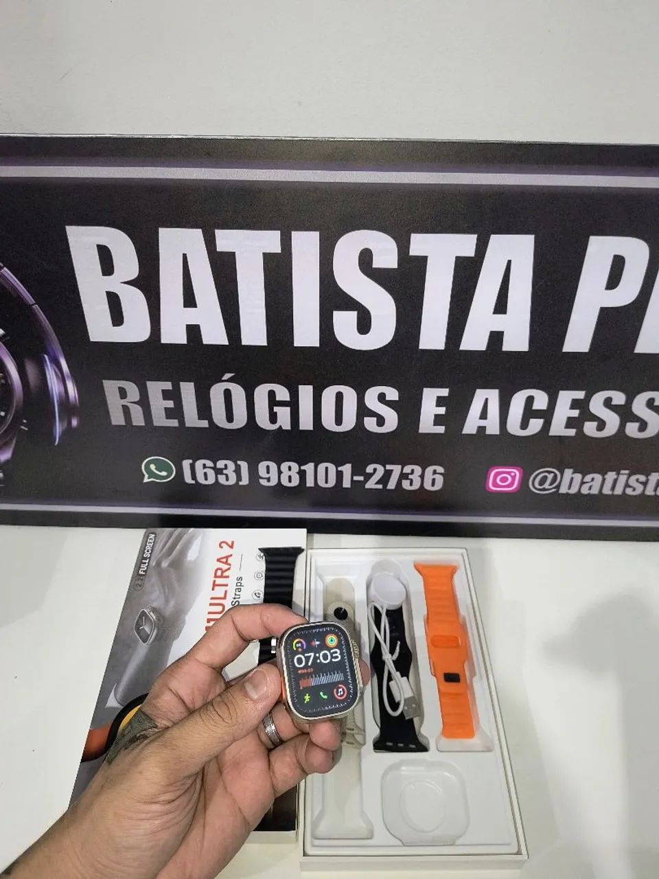 Smartwatch Ultra 2 - Novo na caixa - Foto 4