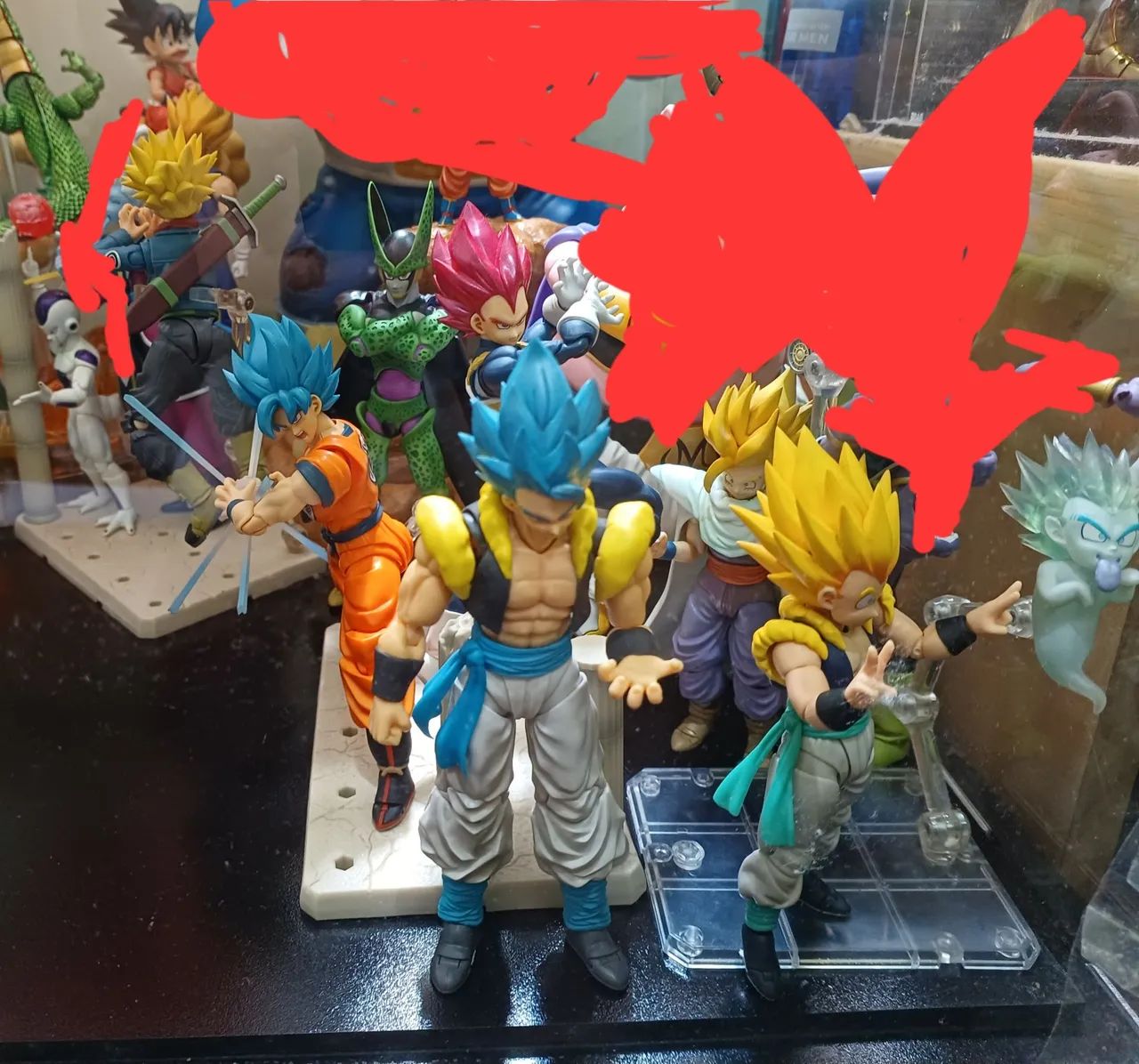 Lote 6 figures SH Figuarts Dragon Ball Bandai