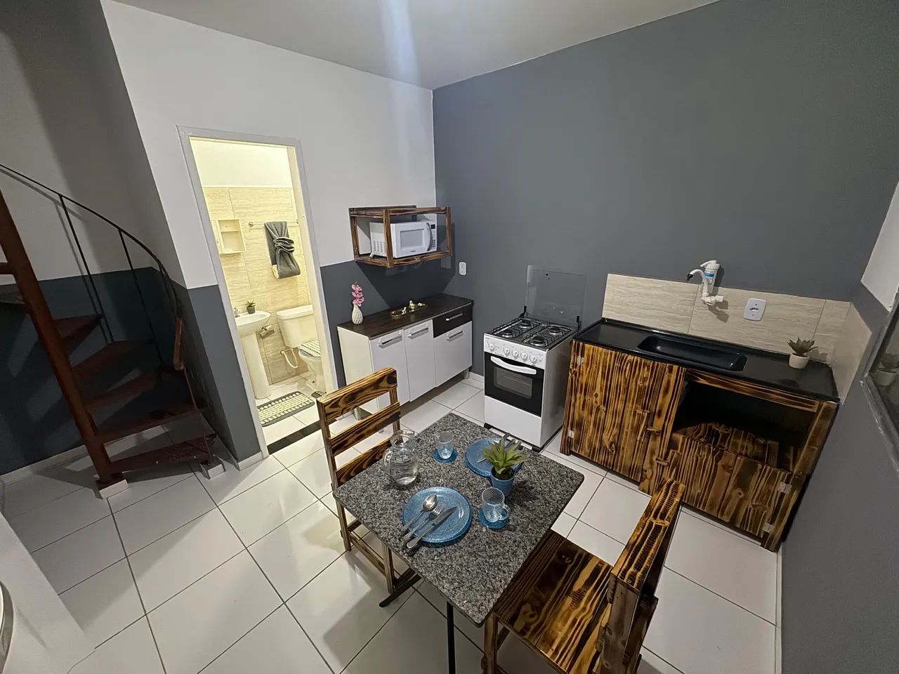Alugo sem Fiador - STUDIO DUPLEX MOBILIADO - CARIACICA SEDE - Foto 5