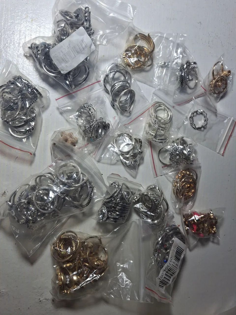 Kit de anéis novos