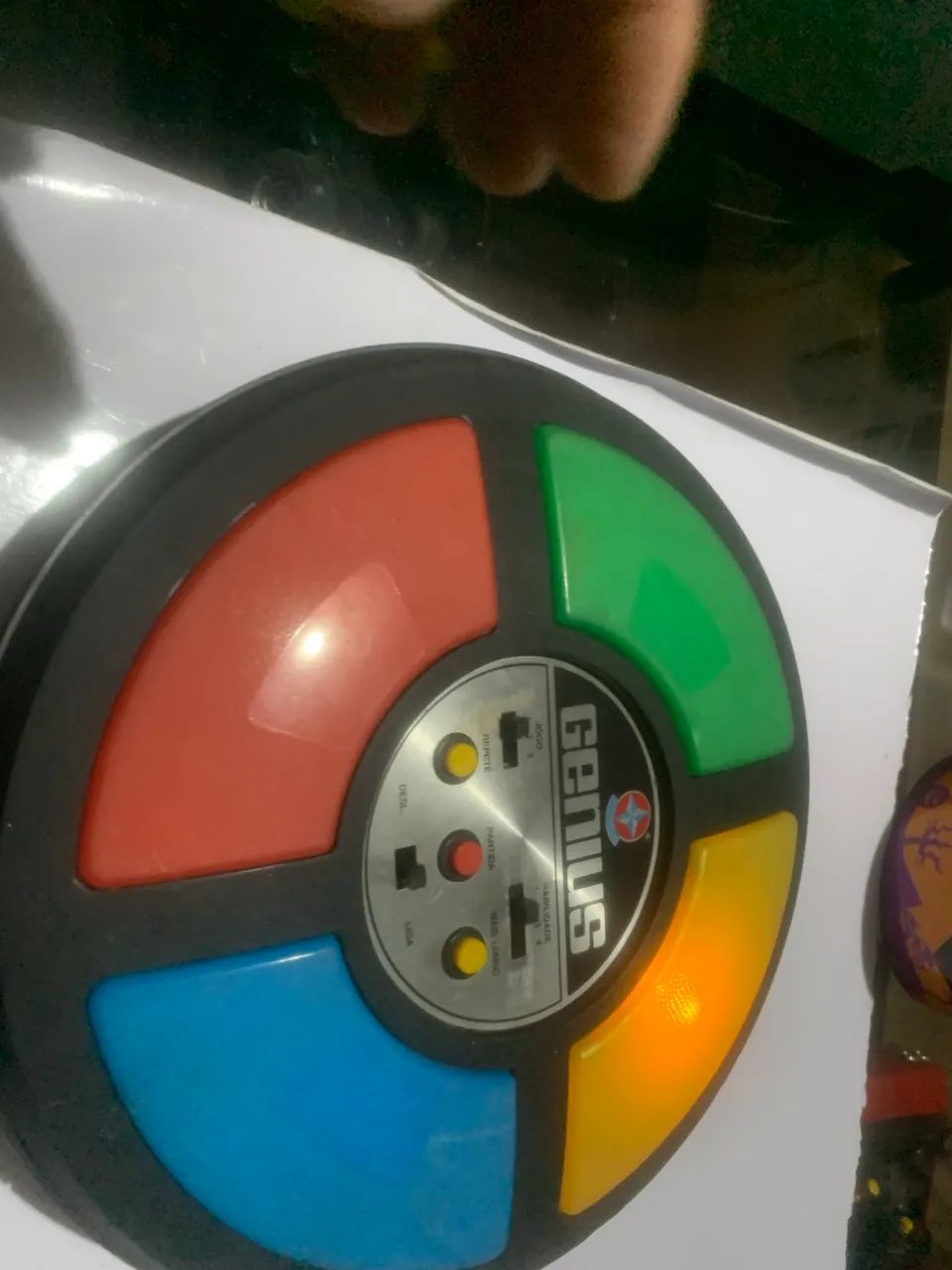 objeto é o clássico brinquedo eletrônico Genius da Estrela - Foto 3