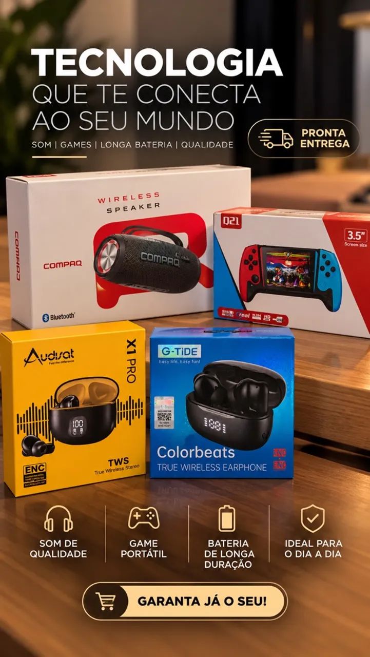 Fones e acessórios 